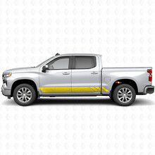 Strisce Viniliche Topografiche a Contorno per Porta e Soglia per Chevrolet Silverado 1500 T1XX 2019-2026_3