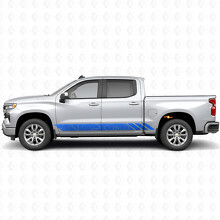 Strisce Viniliche Topografiche a Contorno per Porta e Soglia per Chevrolet Silverado 1500 T1XX 2019-2026_5