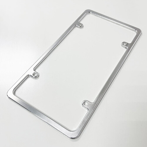 Cornice targa USA USA in alluminio di grado aeronautico CNC billet slimline vuota
