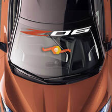 Adesivo in Vinile per Parabrezza Z06 per Chevrolet Corvette C8_2