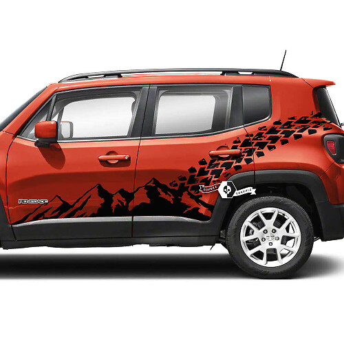 Adesivo Striscia Laterale con Traccia di Pneumatico per Jeep Renegade_1