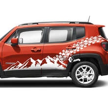 Adesivo Striscia Laterale con Traccia di Pneumatico per Jeep Renegade_2