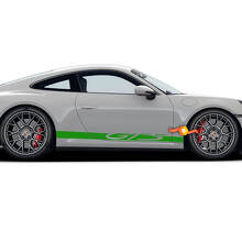 Coppia adesivi Porsche GTS adesivi laterali in vinile per porte
 2