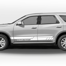 Set di Adesivi in Vinile con Doppie Strisce Laterali per Dodge Durango_2