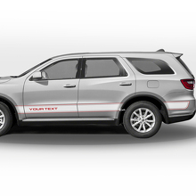 Set di Adesivi Vinilici Personalizzati con Strisce Laterali per Dodge Durango_2
