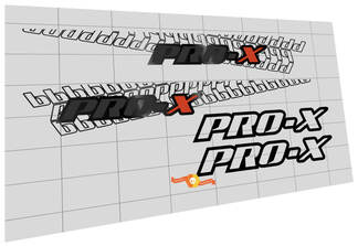 Kit per adesivo in vinile Nissan Frontier xterra Pro-X 4x4 PRO-4X
