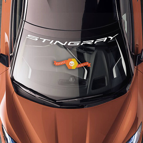 Adesivo in Vinile per Parabrezza Stingray per Chevrolet Corvette C8