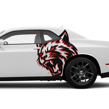 Set di Adesivi in Vinile per Parafango Posteriore Wildcat per Dodge Durango_2