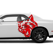 Set di Adesivi in Vinile per Parafango Posteriore Wildcat per Dodge Durango_3