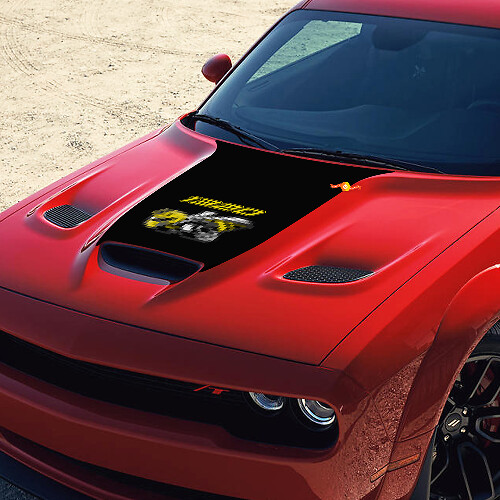 Adesivo in vinile cofano 1320 Super Bee per Dodge Challenger