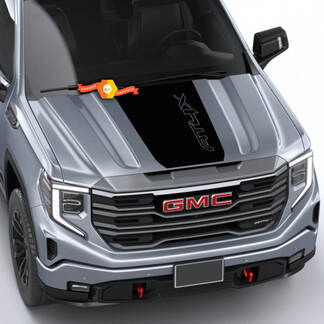 Grafica decalcomania in vinile per camion con cofano GMC 1500 AT4X
