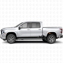 Strisce in Vinile per Porte e Minigonne Mountain Range per Chevrolet Silverado 1500 Nuova Generazione 2027_2