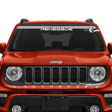Jeep Renegade parabrezza finestra logo grafico linee bussola adesivo decalcomania in vinile
 2