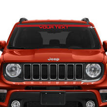 Adesivo in Vinile Personalizzato per Parabrezza Finestrino per Jeep Renegade 3