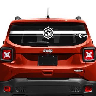 Jeep Renegade portellone finestra bussola logo adesivo decalcomania in vinile
 1