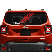 Adesivo decalcomania in vinile con logo della finestra del portellone posteriore Jeep Renegade
 2
