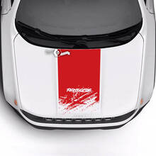 Jeep Renegade Trailhawk Sport distrutto malconcio cappuccio logo striscia adesivo decalcomania in vinile
 3