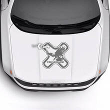 Jeep Renegade Trailhawk Sport Hood Logo Bald Eagle adesivo in vinile
 2