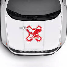 Jeep Renegade Trailhawk Sport Hood Logo Bald Eagle adesivo in vinile
 3