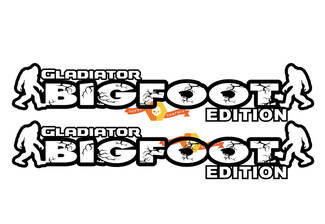 Decalcomanie per cofano Gladiator Bigfoot Edition per cappe Jeep Gladiator
