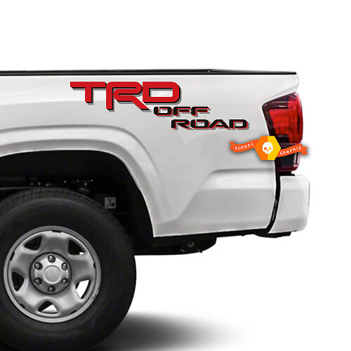 Adesivo in Vinile TRD Off Road per il Lato del Cassone Toyota Tacoma