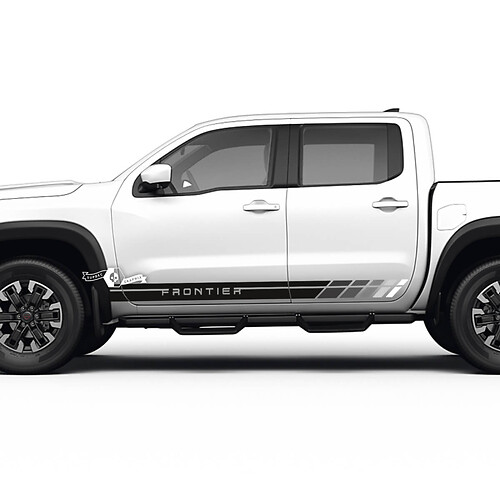 2 Adesivi Nissan Rocker Panel Retro Vintage Nissan Frontier Adesivo Striscia Laterale Kit Per Adesivi in Vinile Nissan

