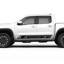 Kit di 2 adesivi in ​​vinile Nissan Frontier Stripe per pannello laterale a bilanciere Nissan
 3