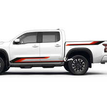 Kit adesivi in vinile a strisce doppie per Nissan Frontier_2