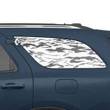 Coppia adesivi in ​​vinile con decalcomania per finestrino posteriore Dodge Durango
 2