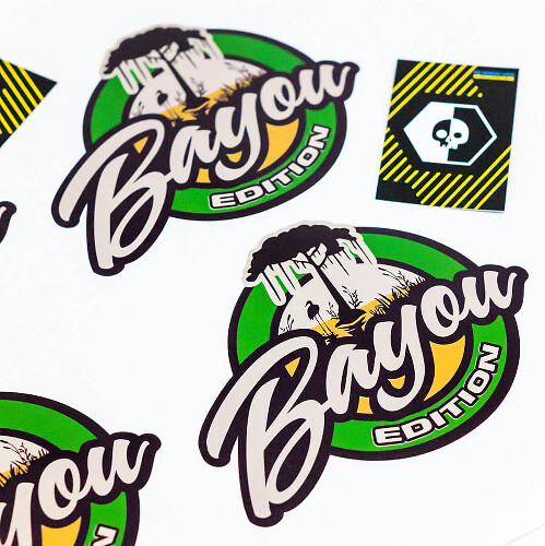Set di Adesivi in Vinile Badge Edizione Bayou per Jeep Truck
