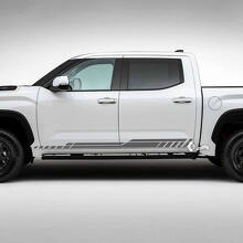 Toyota Tundra Rocker Panel Porte Linee laterali Strisce Adesivi in ​​vinile Decal
 3