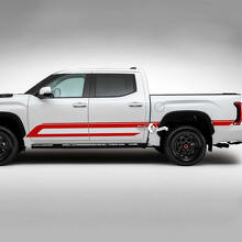 Coppia adesivi per Toyota Tundra vintage retrò, lato letto, parafango posteriore, doppia striscia, adesivi in ​​vinile
 3