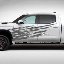 Coppia adesivi in ​​vinile con strisce Grange distrutti per parafango anteriore Toyota Tundra
 2