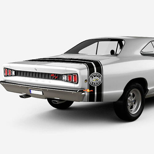 Adesivo in vinile a striscia posteriore laterale Super Bee per Dodge 1969_1