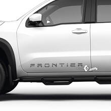 Coppia Nissan Frontier Decalcomania per auto Adesivo grafico Porte laterali Logo Decalcomanie grafiche in vinile
 2