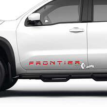 Kit di adesivi in vinile con scritte per porta laterale Nissan Frontier_3