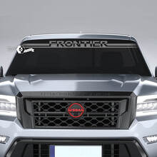 Parabrezza Nissan Logo Frontier adesivi in ​​vinile decalcomanie grafiche
 2