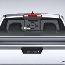 Finestra in vetro Nissan Frontier Logo Nissan portellone posteriore adesivi in ​​vinile decalcomanie grafiche
 3