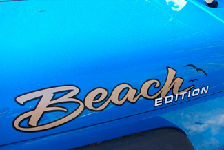 Par JEEP Badge Emblem BEACH EDITION vinile adesivo Decal Truck