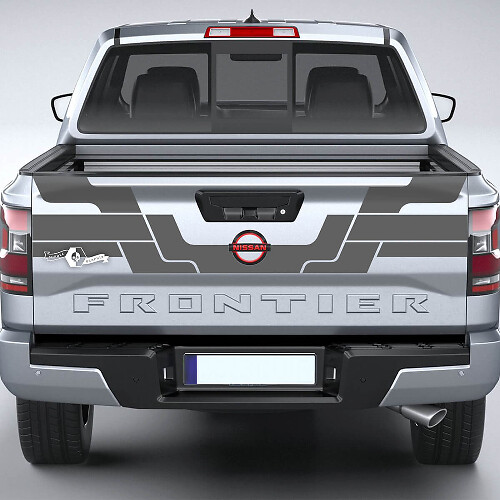Nissan Frontier Tailgate Geometry Adesivi in ​​vinile Decalcomanie Grafica
