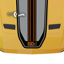 Ford Mustang Mach 1 cofano tetto portellone decalcomania adesivo in vinile Shelby Sport Racing Lines Stripes 3 colori
 2