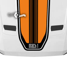 Ford Mustang Mach 1 cofano tetto portellone decalcomania adesivo in vinile Shelby Sport Racing Lines Stripes 2 colori
 2