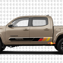 2 Toyota Tacoma Side Stripes Stripes Pannello di bilanciere adesivi in ​​vinile Kit di decalcomanie per Toyota Tacoma
 2