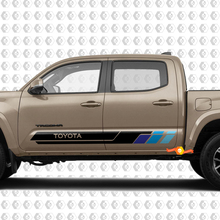 2 Toyota Tacoma Side Stripes Stripes Pannello di bilanciere adesivi in ​​vinile Kit di decalcomanie per Toyota Tacoma
 3