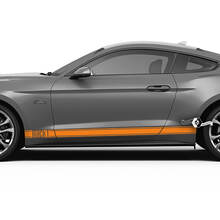 Coppia Ford Mustang Mach 1 Rocker Decal Vinile Adesivo Auto Veicolo Shelby Sport Racing Stripe
 2