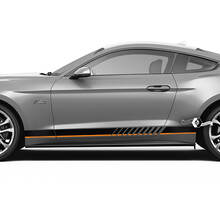 Kit di Adesivi Laterali in Vinile Stile Racing per Musclecar Musclecar modello Mach 1_2