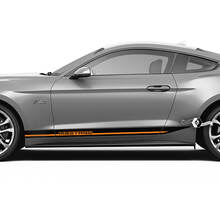 Coppia Ford Mustang Mach Rocker Pannello Decalcomania Vinile Adesivo Auto Veicolo Shelby Sport Racing Stripe 2 Colori
 2