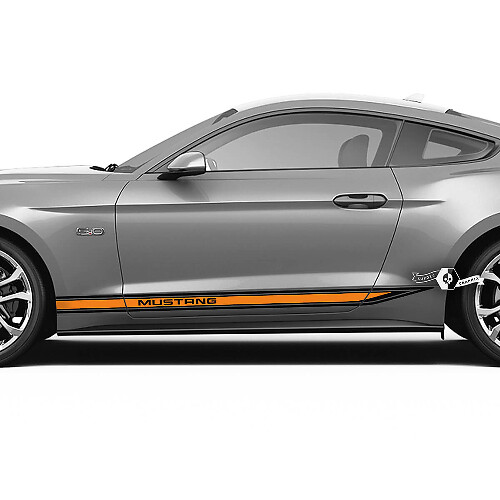 Kit adesivi in vinile a strisce racing laterali per Musclecar Musclecarmodel 2016-23