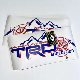 Comodino TRD Expedition Edition con adesivi per decalcomanie grafiche Compass
