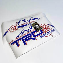 Edizione TRD Expedition del lato del cassone con adesivi grafici adesivi con bussola
 2